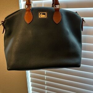 Dooney and Bourke Handbag with Brown Accents